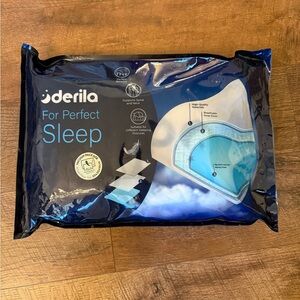 DERILA® Memory Foam Cervical Neck Pillow. Ergonomic Pillow for Sleeping, Snoring